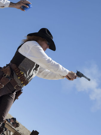 Cowboy Action Shooting Club. The firearms used are based on those which existed in the 19th century...
