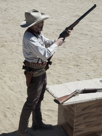 Cowboy Action Shooting Club. The firearms used are based on those which existed in the 19th century...
