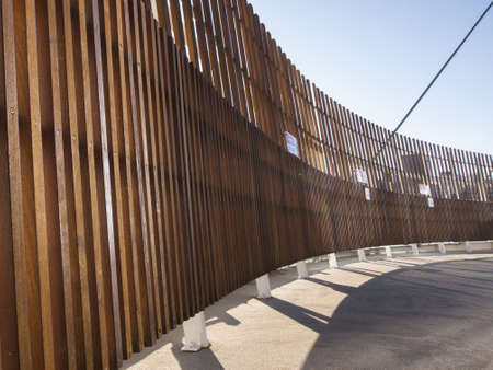 Denver Millennium Bridge at sunrise.のeditorial素材