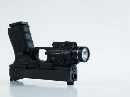 Glock 19 Gen 4 is effectively a reduced-size Glock 17, called the "Compact" by the manufacturer. It was first produced in 1988, primarily for military and law enforcement.のeditorial素材