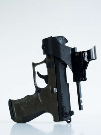 Walther P22 is a semi-automatic pistol manufactured by Carl Walther GmbH Sportwaffen.のeditorial素材