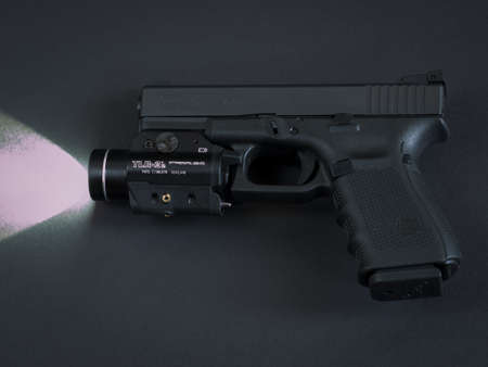 Glock 19 Gen 4 is effectively a reduced-size Glock 17, called the "Compact" by the manufacturer. It was first produced in 1988, primarily for military and law enforcement.のeditorial素材