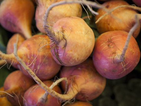 Fresh organic food at the local farmers market. Farmers markets are a traditional way of selling...