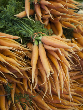 Fresh organic food at the local farmers market. Farmers markets are a traditional way of selling...