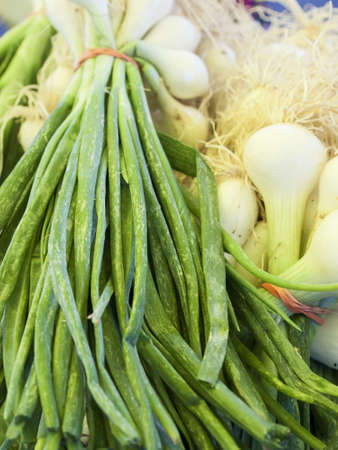 Fresh organic food at the local farmers market. Farmers markets are a traditional way of selling agricultural products.の写真素材