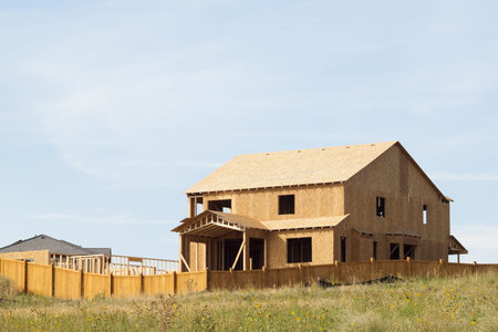House in suburban development of Denver, Colorado.
