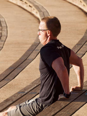 2012 Fitness on the Rocks event at the Red Rocks Amphitheater. Denver, Coloradoのeditorial素材