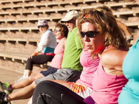 2012 Fitness on the Rocks event at the Red Rocks Amphitheater. Denver, Colorado