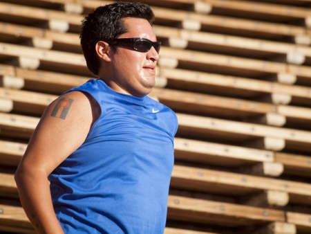 2012 Fitness on the Rocks event at the Red Rocks Amphitheater. Denver, Coloradoのeditorial素材
