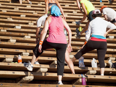 2012 Fitness on the Rocks event at the Red Rocks Amphitheater. Denver, Colorado