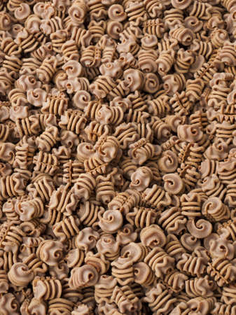 Gourmet pasta at the local farmers market. Farmers markets are a traditional way of selling agricultural products.の写真素材