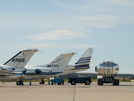 2012 APW Fly-in Warbirds at Centennial Airport, Centennial, Colorado.のeditorial素材