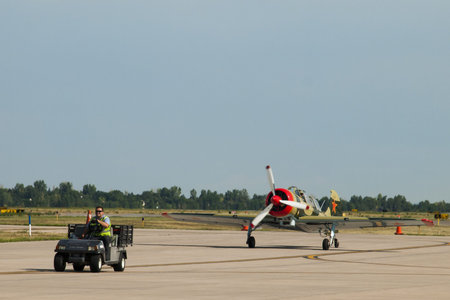 2012 APW Fly-in Warbirds at Centennial Airport, Centennial, Colorado.のeditorial素材