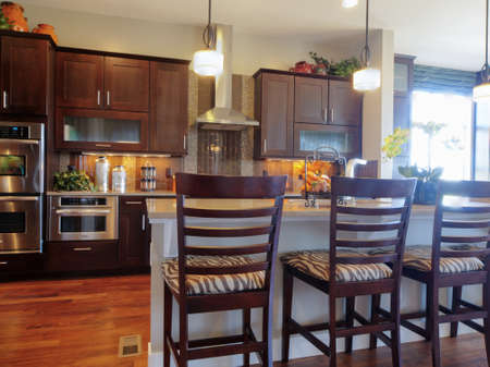 Residential interior of modern house.のeditorial素材