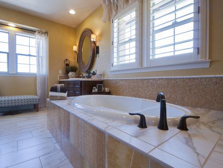 Residential interior of modern house.
