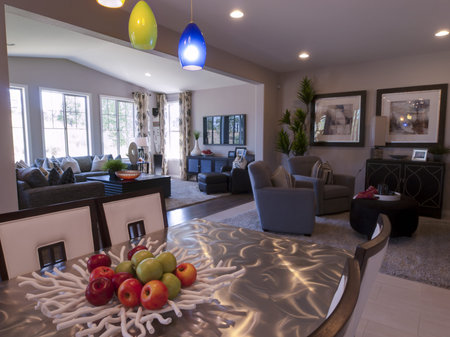 Residential interior of modern house.