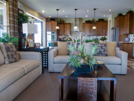 Residential interior of modern house.のeditorial素材