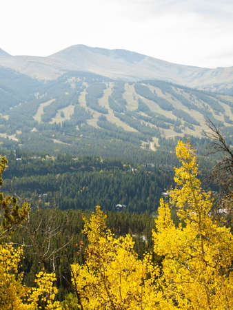 Breckenridge Ski Resort on sunny Autumn day.のeditorial素材