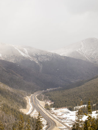 Beginning of 2012 ski season at Loveland Ski Area, Colorado.