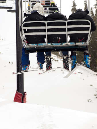 Beginning of 2012 ski season at Loveland Ski Area, Colorado.のeditorial素材