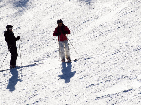 People enjoying 2012 ski seson in Loveland Basin, Colorado.のeditorial素材