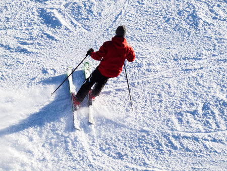 People enjoying 2012 ski seson in Loveland Basin, Colorado.のeditorial素材