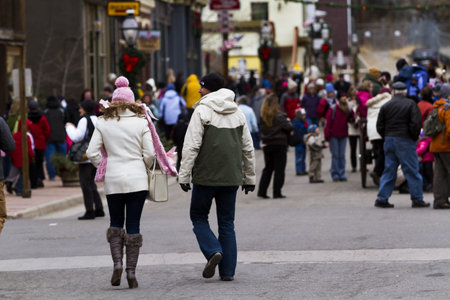52nd Annual Georgetown Christmas Market in Georgetown, Colorado.のeditorial素材