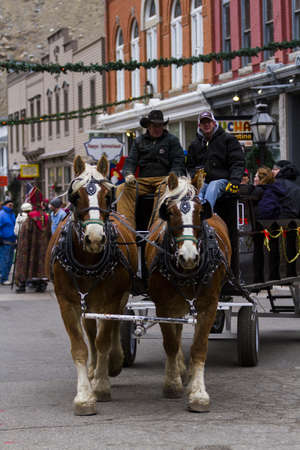 52nd Annual Georgetown Christmas Market in Georgetown, Colorado.のeditorial素材