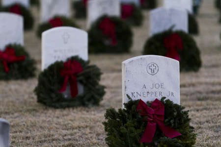 2012 Christmas Honors at the Fort Logan National Cemetery, Denver.のeditorial素材