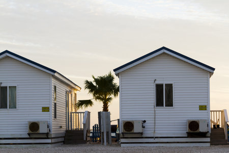 Rental beach cabins on South Padre Island, TX.