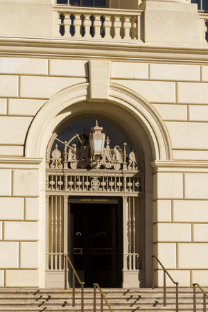 Front door od US Post Office in San Antonio, TX.
