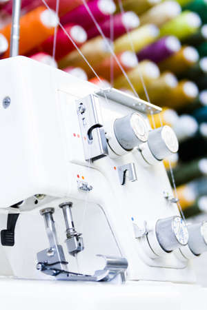 Sewing machine in tailor shop.の写真素材