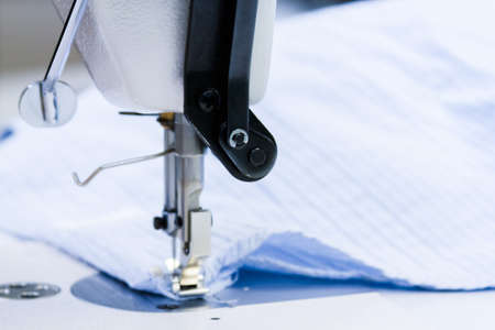 Sewing machine in tailor shop.の写真素材