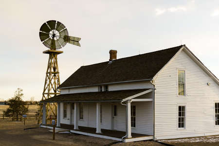 17mile House Farm Park museum in Parker, Colorado.のeditorial素材
