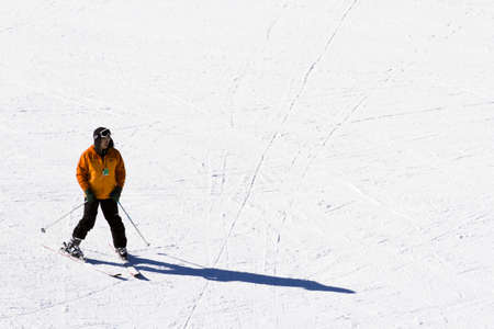 2012-2013 skiing season at Loveland ski resort, Colorado.のeditorial素材