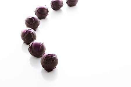 Gourmet raspberry truffles hand made by chocolatier.