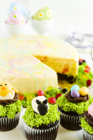 Easter sugar fest with variety of gourmet chocolate good.