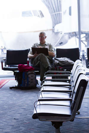 Spring 2013 travel season at the Denver International airport.Spring travel season at the Denver International airport.のeditorial素材