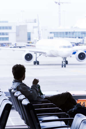 Spring 2013 travel season at the Denver International airport.Spring travel season at the Denver International airport.のeditorial素材