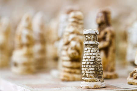 Local craft at souvenir market in Cancun, Mexico.の写真素材