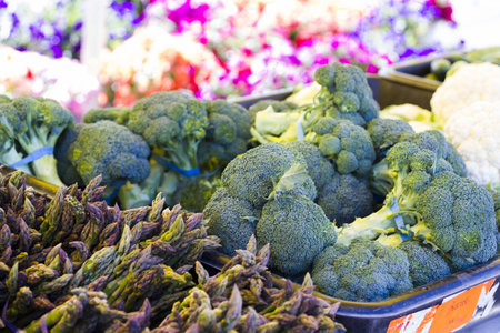Fresh produce at the local Farmers Market.の写真素材