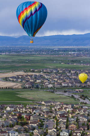 Typical american suburban development.の写真素材