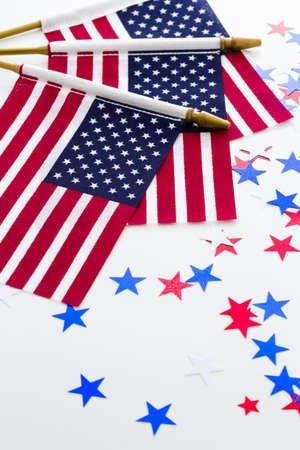 Patriotic items to celebrate July 4th.の写真素材