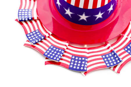 Patriotic items to celebrate July 4th.の写真素材