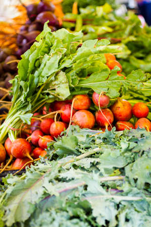 Fresh produce at the local farmer's  market.の写真素材