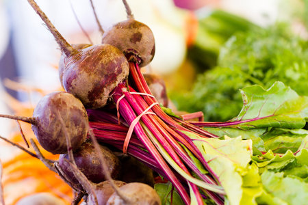 Fresh produce at the local farmer's  market.