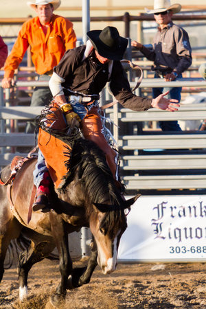 2013 Cowboy Up rodeo in Kiowa, Colorado.