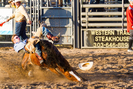 2013 Cowboy Up rodeo in Kiowa, Colorado.