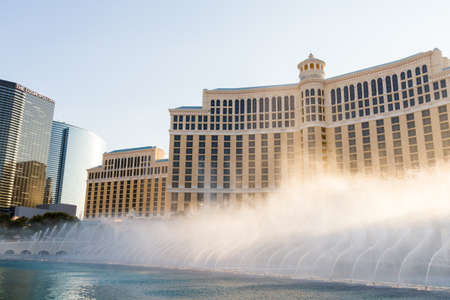 Bellagio hotel in Las Vegas, Nevada.のeditorial素材