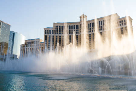 Bellagio hotel in Las Vegas, Nevada.のeditorial素材